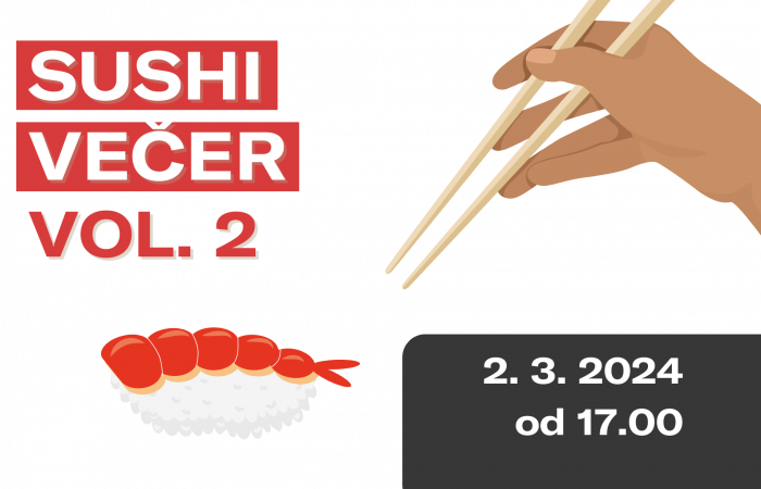 sushi večer Kapka resort